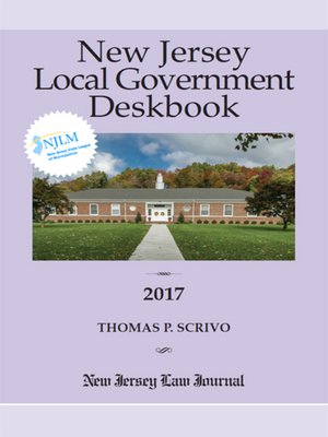 cover image of New Jersey Local Government Deskbook